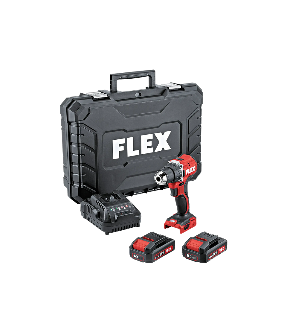 AKU Bušilica Zavrtač - Dve Brzine DD 2G 18.0-EC LD/2.5 Set 65 N/m