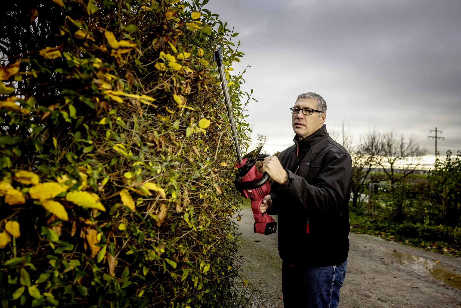 Akumulatorske Makaze za Živu Ogradu GHT 55 18-EC
