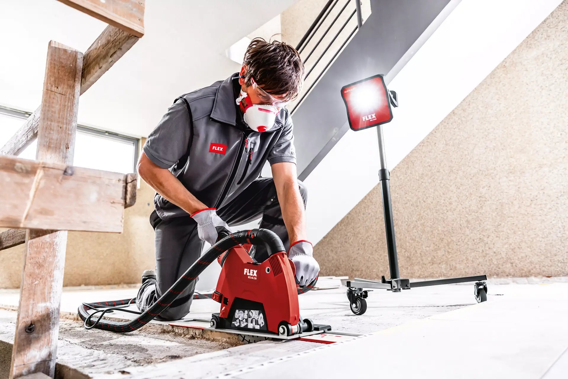 Brusilica DCG L 26-6 230 sa Sistemom za Odvođenje Prašine