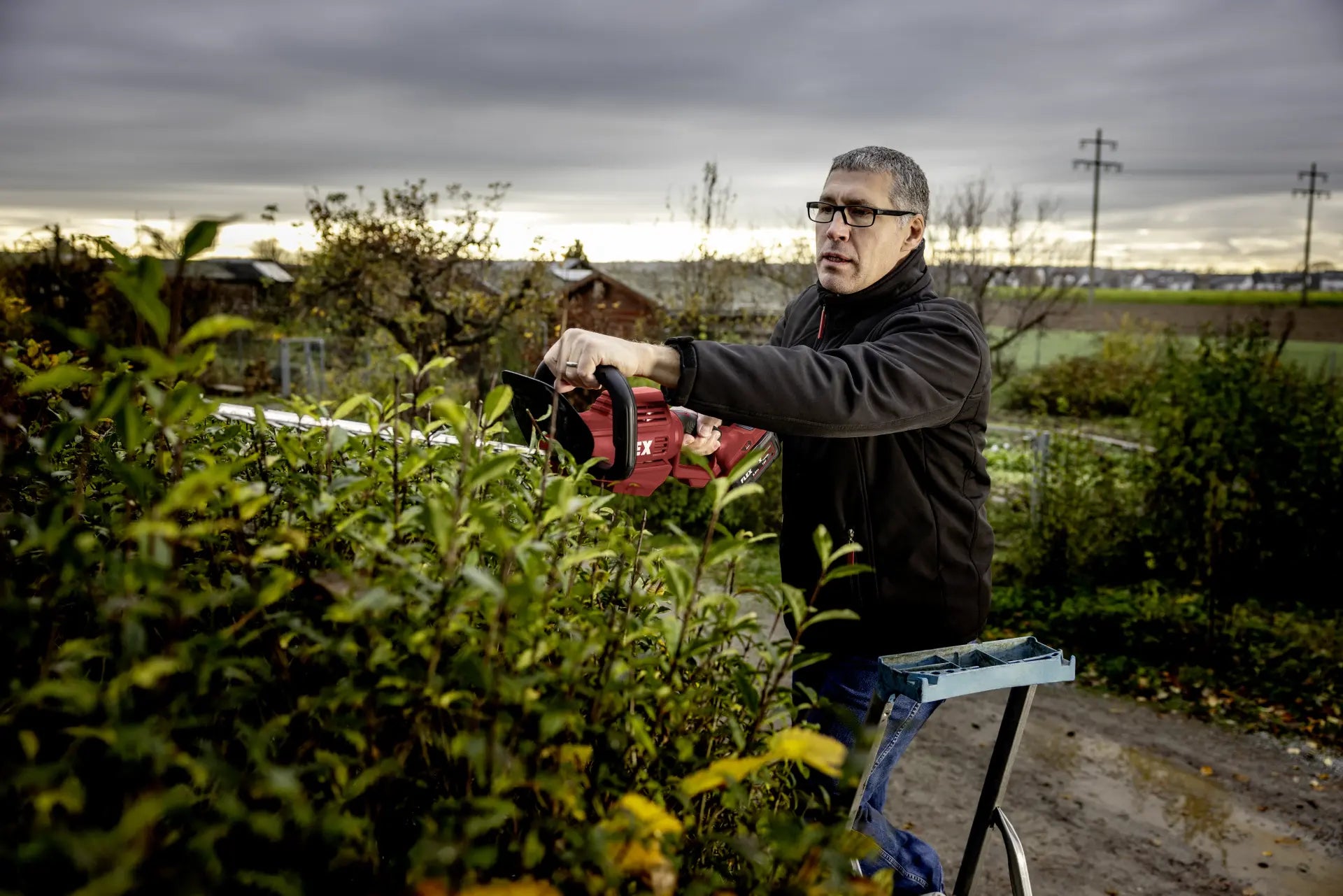 Akumulatorske Makaze za Živu Ogradu GHT 55 18-EC