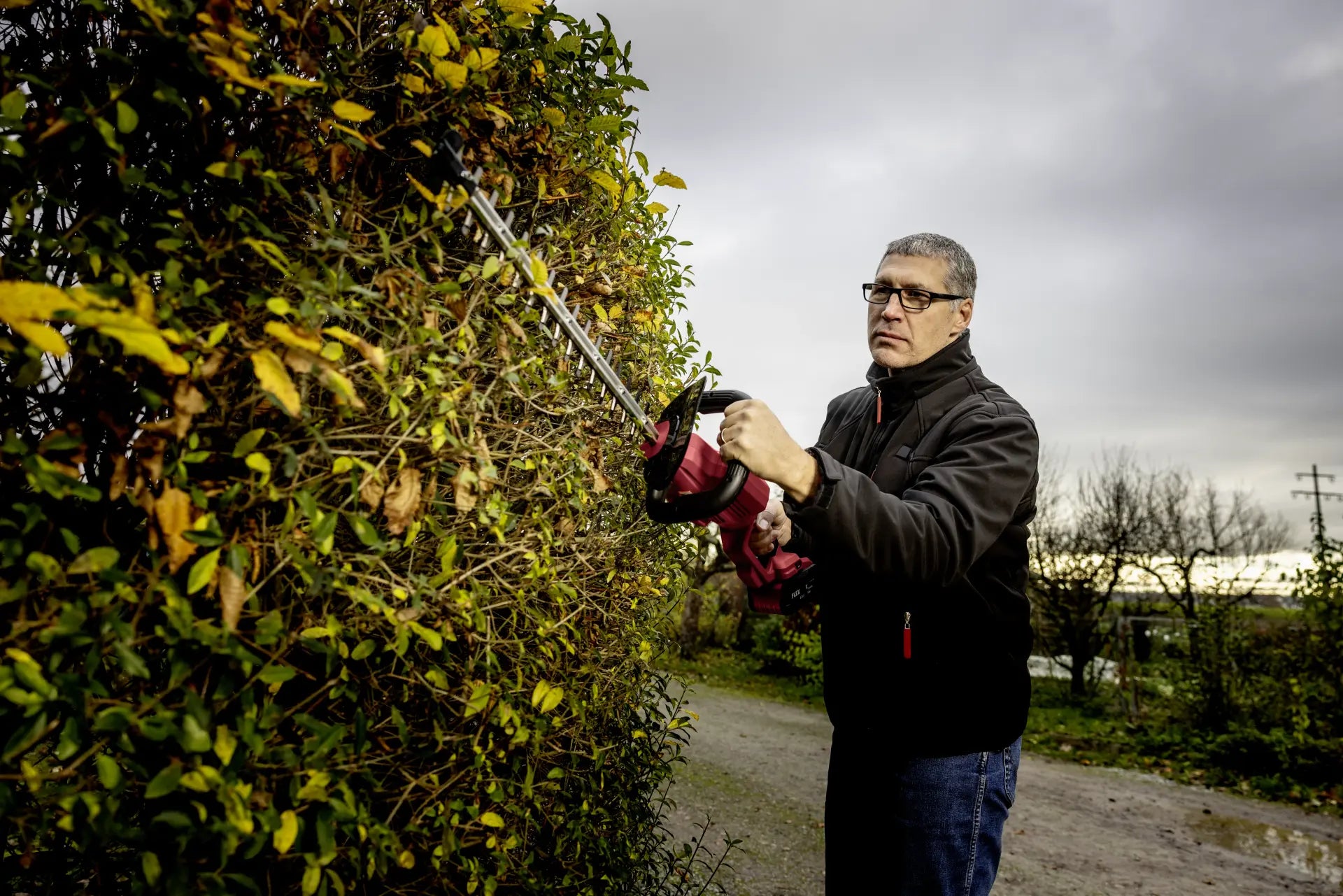 Akumulatorske Makaze za Živu Ogradu GHT 55 18-EC